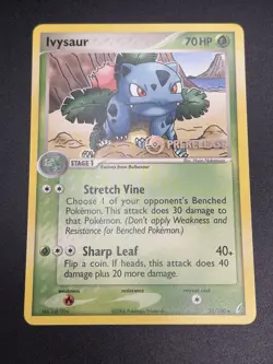 2006 IVYSAUR Prerelease Pokemon Card #35 35/100 Crystal Guardians Promo NM (B) - Image 4