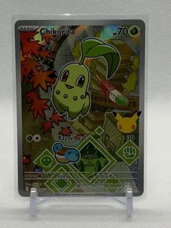 Chikorita#46 - ME: Mega Evolution Promo (MEP) Black Star Promo Holo Pokemon Card - Image 1