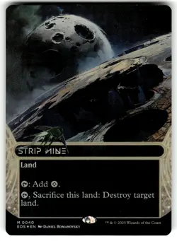 Strip Mine (0040) (Borderless) Edge of Eternities: Stellar Sights 40 NM FOIL - Image 1
