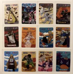 One Piece Promo Baskin Robins 31 BR Ice Cream Clear Trading Card 12 Pc Set Nami - Image 1