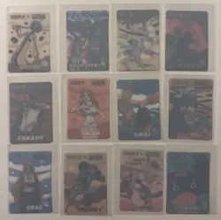 One Piece Promo Baskin Robins 31 BR Ice Cream Clear Trading Card 12 Pc Set Nami - Image 2