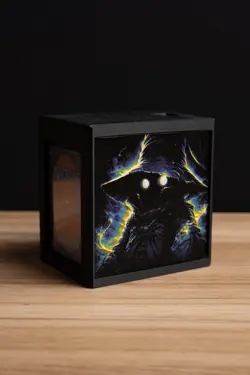 Final Fantasy Vivi themed Prism MTG Deck Box, EDH Commander Card Case - Image 1