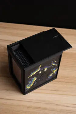 Final Fantasy Vivi themed Prism MTG Deck Box, EDH Commander Card Case - Image 3