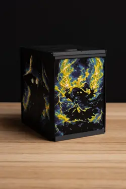 Final Fantasy Vivi themed Prism MTG Deck Box, EDH Commander Card Case - Image 4