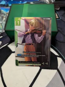 Peaceful Timbre ST02-013 C+ Wings of Advance Textured Foil Gundam Card Game NM/ - Image 1