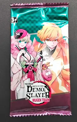 4x Demon Slayer Mugen Train Kimetsu No Yaiba Trading Card Game TCG Booster Packs - Image 2