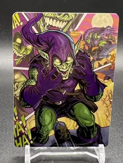Green Goblin Art Card (49/54) (Gold-Stamped Signature) Art Series: Marvel's - Image 1