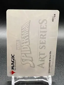 Green Goblin Art Card (49/54) (Gold-Stamped Signature) Art Series: Marvel's - Image 2