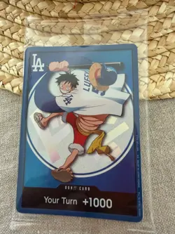 DON!! Monkey D Luffy Dodgers Promotion Card 2026 - Image 1