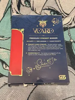 Sinder VCARD Card Binder — NEW SEALED — GamerSupps VTuber TCG Sinder Binder - Image 2