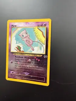 Pokemon Card Mew Reverse Holo #1/18 Southern Island (NM) - Image 4