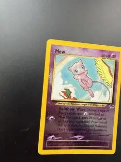 Pokemon Card Mew Reverse Holo #1/18 Southern Island (NM) - Image 5
