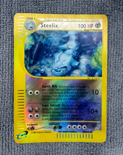 Steelix 35/147 Reverse Holo Aquapolis 2002 Pokemon Card LP e-Reader Vintage - Image 1