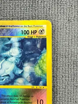 Steelix 35/147 Reverse Holo Aquapolis 2002 Pokemon Card LP e-Reader Vintage - Image 5
