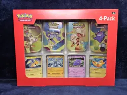 Pokemon 4 Mini Tins + 4 Promo Cards Bundle - 151 Sams Club Exclusive - Image 1