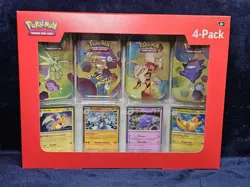 Pokemon 4 Mini Tins + 4 Promo Cards Bundle - 151 Sams Club Exclusive - Image 1
