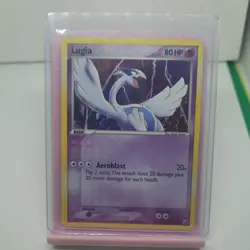 Pokemon TCG Lugia Unseen Forces Cosmo Holo Card 29/115 Rare 2005 Vintage Light P - Image 1