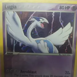 Pokemon TCG Lugia Unseen Forces Cosmo Holo Card 29/115 Rare 2005 Vintage Light P - Image 2