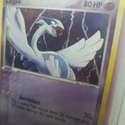 Pokemon TCG Lugia Unseen Forces Cosmo Holo Card 29/115 Rare 2005 Vintage Light P - Image 3
