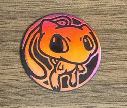 Pokemon Pink Holo MEW Collectible Trading Card Game Coin QUANTITY - Image 1