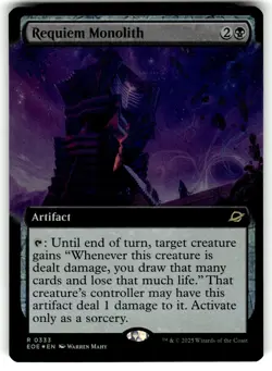 Requiem Monolith (Extended Art) Edge of Eternities 333 NM FOIL - Image 1