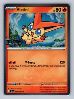Victini (Black Bolt Stamped) 012/086 Pokemon Miscellaneous Cards NM/M Holo - Image 1
