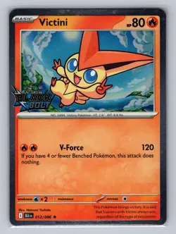 Victini (Black Bolt Stamped) 012/086 Pokemon Miscellaneous Cards NM/M Holo - Image 1