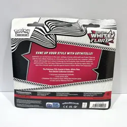 White Flare Tech Sticker Collection Sealed Pokemon Card Booster Pack - Image 2