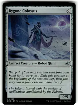 Bygone Colossus Edge of Eternities 235 Near Mint FOIL - Image 1