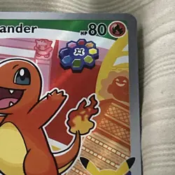 Pokemon Charmander Holo Stamped Card 038 2022 Pokemon GO 80 HP Ember - Image 4