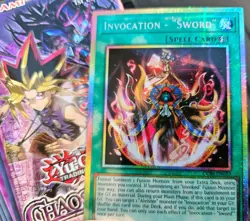 CORI-EN053 Invocation - ''Sword'' Starlight Rare 1st Ed YuGiOh NM Chaos Origins - Image 1