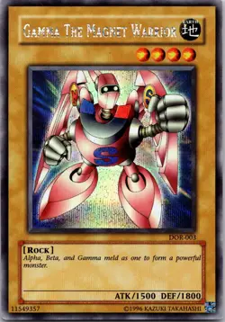 Gamma the Magnet Warrior DOR-003 Duelist of the Roses Yu-Gi-Oh Unlimited LP - Image 1