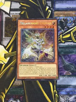 Yu-Gi-Oh! TCG Tellarknight Cygnian Effect Secret Rare Holo 1st Ed BLGG-EN017 - Image 1