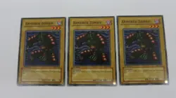 3x ARMORED ZOMBIE METAL RAIDERS 1ST EDITION MRD-013 COMMON YUGIOH NM UNPLAYED - Image 1