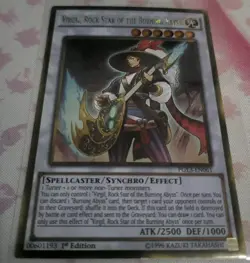 Virgil, Rock Star of the Burning Abyss PGL3-EN061 Premium Gold: Infinite Gold... - Image 1