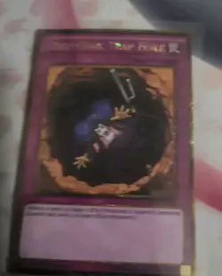 Deep Dark Trap Hole PGL3-EN037 Premium Gold: Infinite Gold 1st Edition - Image 1