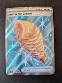 Jumbo Ice Cream 109/086 Ultra Rare Chaos Rising Pokemon Holo Near Mint - Image 1
