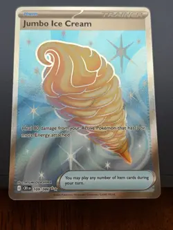 Jumbo Ice Cream 109/086 Ultra Rare Chaos Rising Pokemon Holo Near Mint - Image 1