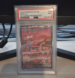 PSA 9 Mew ex #053 SV Scarlet & Violet Promo Cards Holo EN 2023 - Image 1