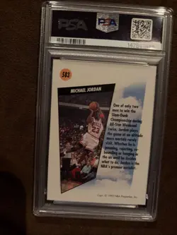 Michael Jordan 1991-92 Skybox #583 PSA 10!! - Image 2