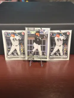 2026 Bowman/Topps Munetaka Murakami Rookie 3 Card Lot White Sox - Image 1
