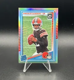 2025 Panini Donruss Optic Rated Rookie Holo Prizm Shedeur Sanders #203 Browns - Image 1