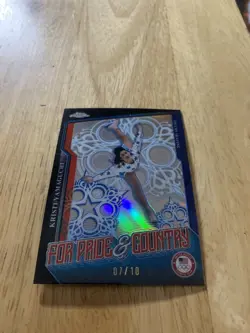 2026 Topps Chrome US Winter Olympics Kristi Yamaguchi Black Refractor 7/10 - Image 1