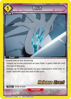 Blut Release Event - UE01BT/BLC-1-032 NM - Union Arena - Image 1