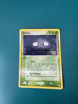 Pokemon TCG EX Team Rocket Returns Grimer Stamped Reverse Holo Card 56/109 2004 - Image 1