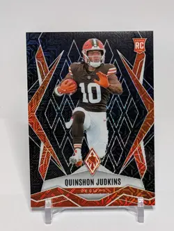 2025 Panini Phoenix - Rookies Quinshon Judkins BLACK Mojo 1/1 1 of 1 - Image 1