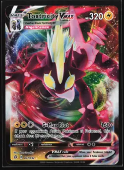 Pokemon Toxtricity VMAX 071/192 Rebel Clash Ultra Rare Holo NM - Image 1