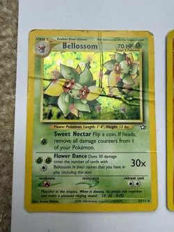 WOTC Vintage Pokemon TCG 5-Card Lot Holo/Regular English 1999 Mewtwo - Image 2