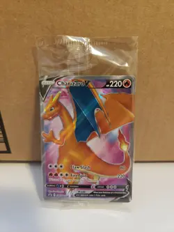 Pokemon Card Charizard V Full Art Promo Champion’s Path Swsh050 - SEALED - Image 1