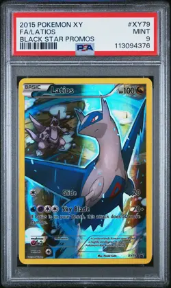 2015 POKEMON XY BLACK STAR PROMO LATIOS #XY79 HOLO PSA 9 MINT #113094376 - Image 1
